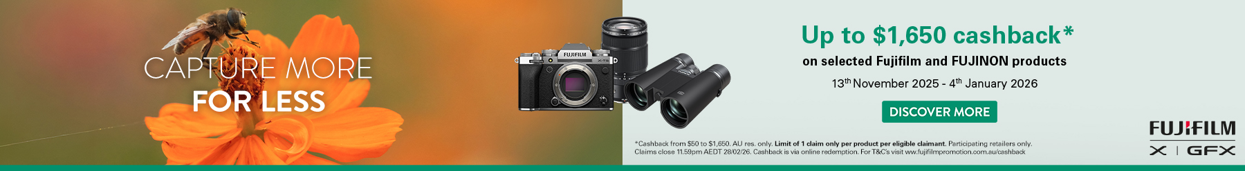 Fujifilm Cashback Offer