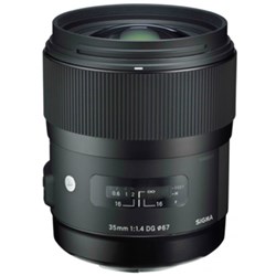Sigma 35mm F1.4 Art DG HSM Nikon Mount Lens