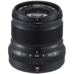 Fujifilm XF 50mm F2 R WR Black Lens