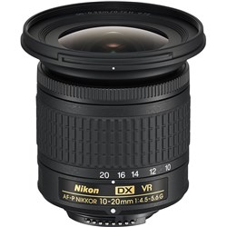Nikon AF-P 10-20mm F4.5-5.6 VR DX Lens