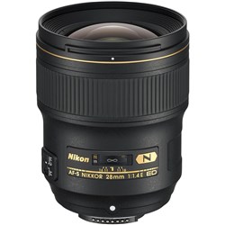 Nikon AF-S 28mm F1.4 E Lens