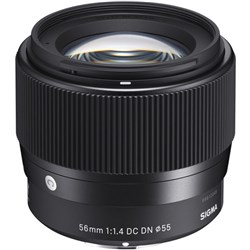 Sigma 56mm F1.4 DC DN Comtemporary for Sony E-Mount Lens