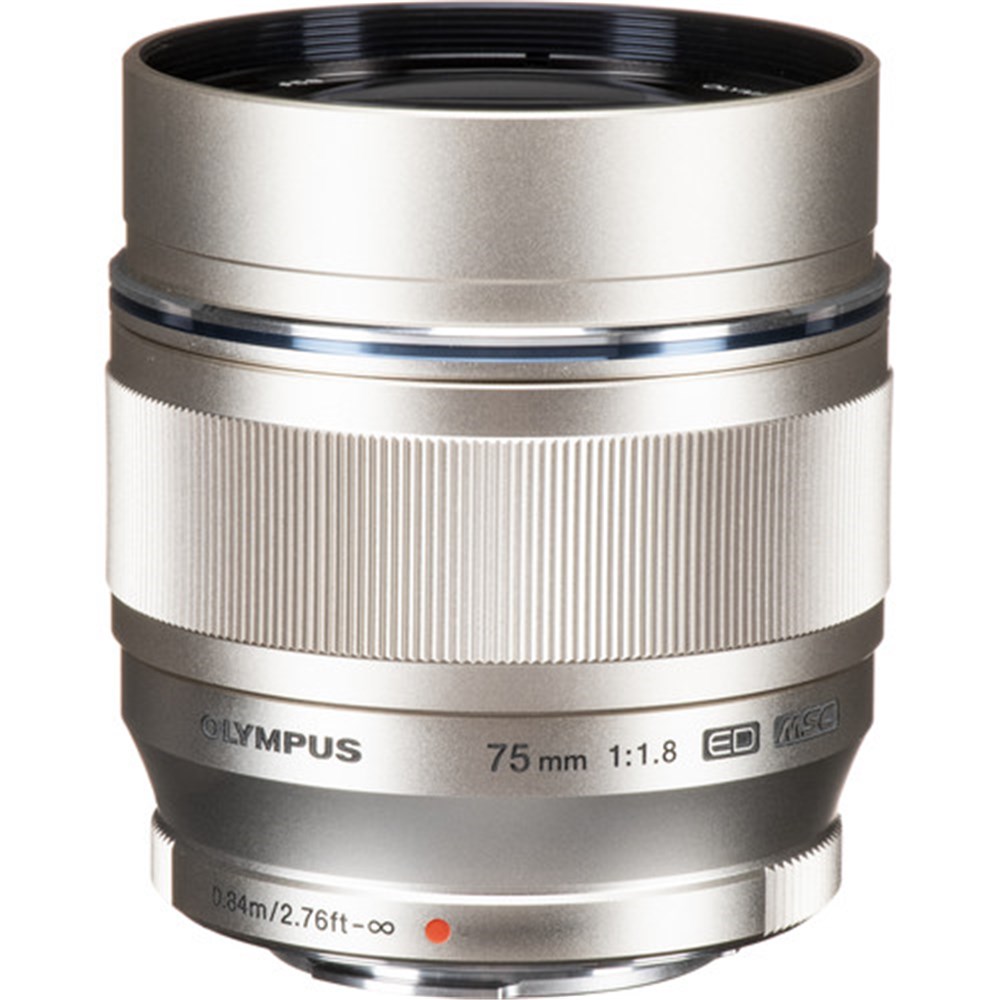 Olympus 75mm F1.8 Silver Micro 4/3 Lens Diamonds Camera