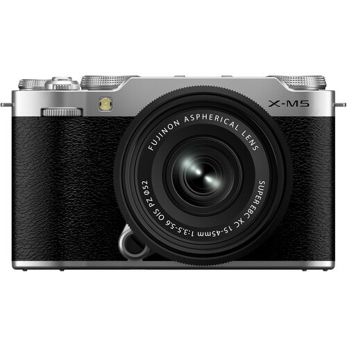 Fujifilm-X-M5-Silver-15-45mm-Lens-Kit-01