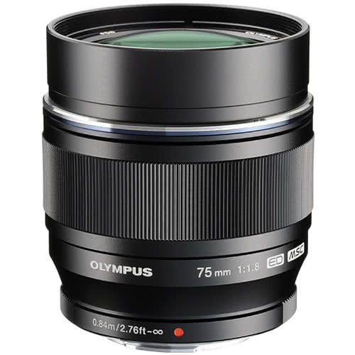 OM System 75mm F1.8 Black Micro 4/3 Lens | Diamonds Camera