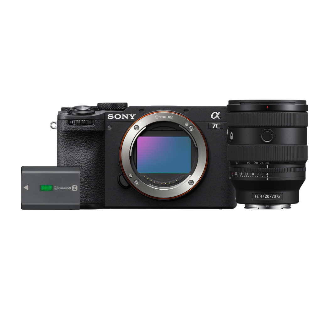 Sony A7C II Starter Kit inc 20-70mm F4 and Spare Battery | Diamonds Camera