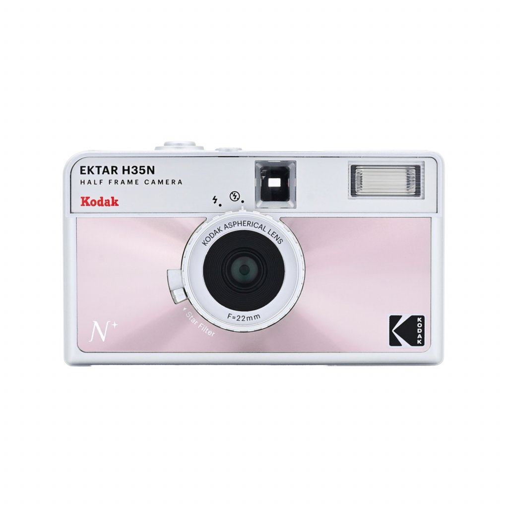 Kodak Ektar H35N Half Frame Camera Glazed Pink Diamonds Camera - Main Image