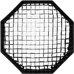 Softbox_Octa_3_Silver_front_Softgrid
