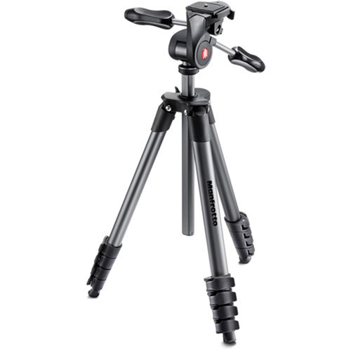 Manfrotto Compact Advanced Tripod With 3 Way Head