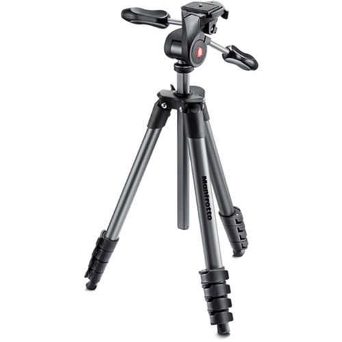Manfrotto Compact Advanced Tripod With 3 Way Head