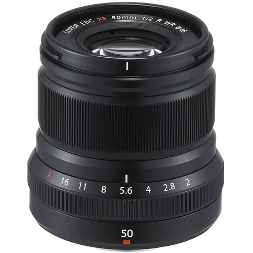 Fujifilm XF 50mm F2 R WR Black Lens