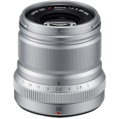 Fujifilm XF 50mm F2 R WR Silver Lens